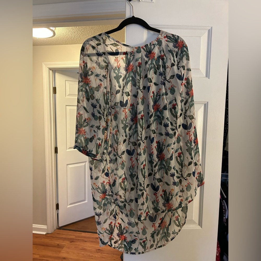 Junarose long floral top